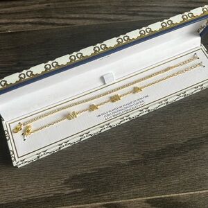 Cynthia Rowley 18 K gold plated, mama bracelet set